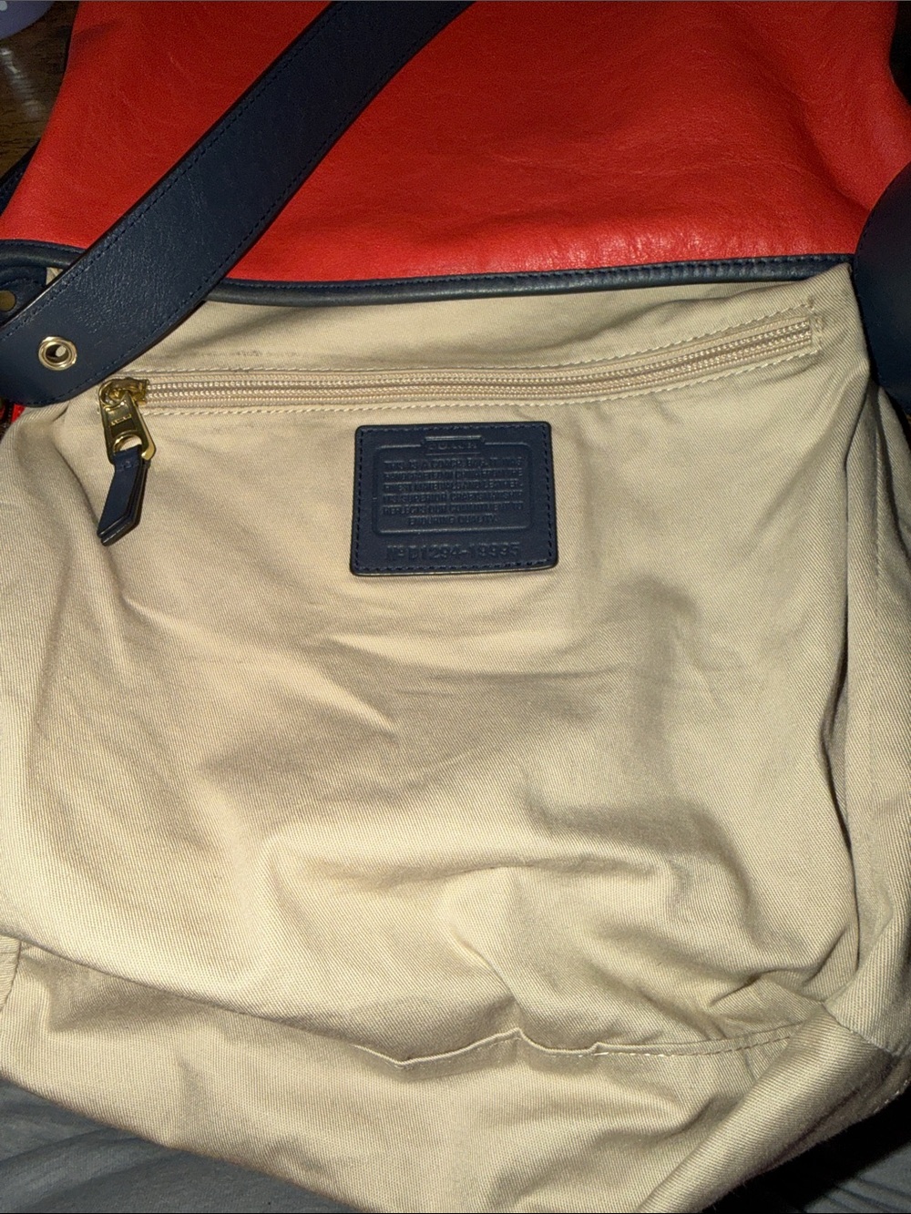 Coach Color Blocked Legacy Duffel - Picture 14 of 16
